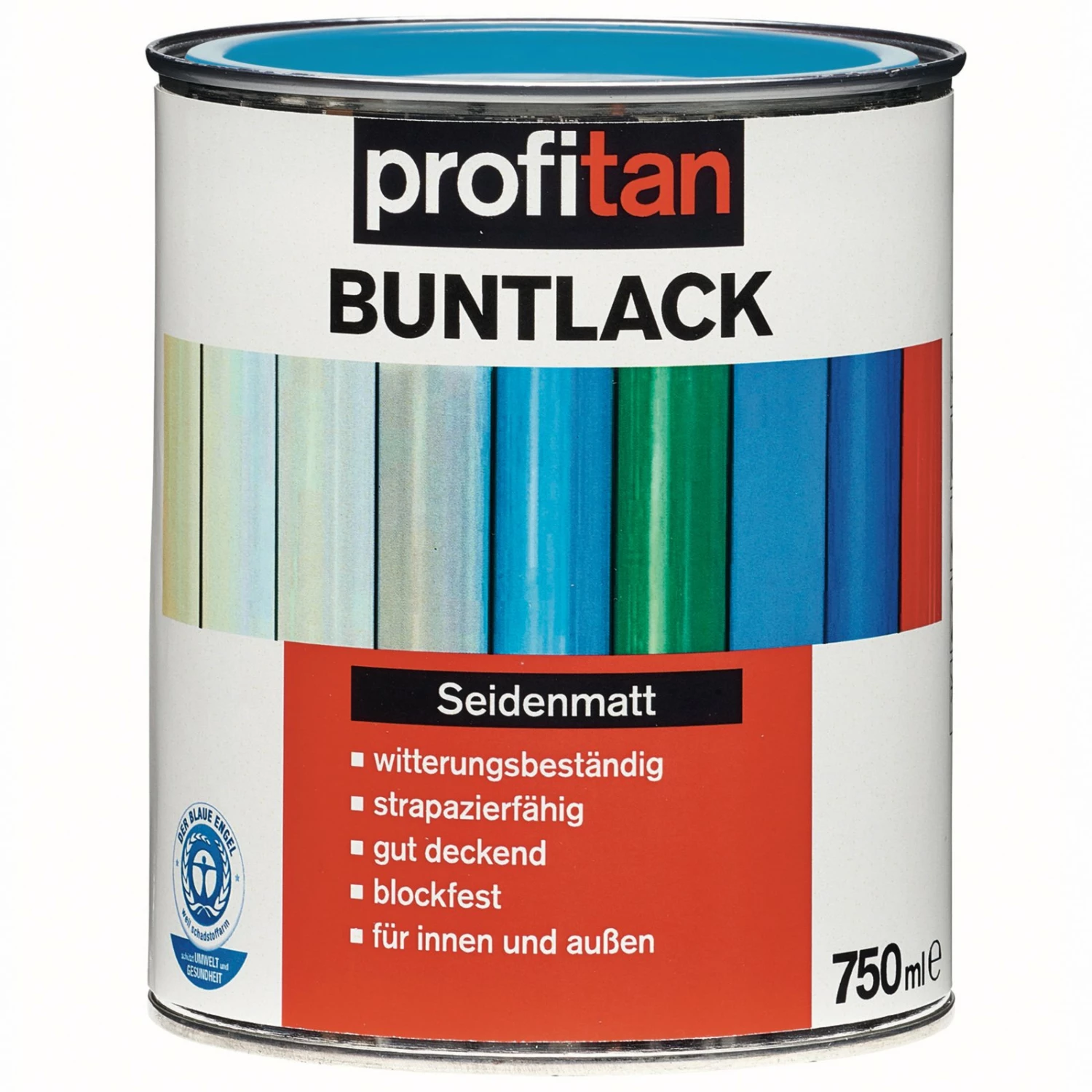 profitan Buntlack - friesenblau seidenmatt - 750 ml 1 profitan Buntlack - friesenblau seidenmatt - 750 ml