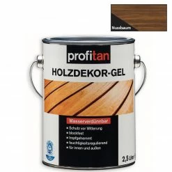 profitan Holzdekor-Gel - nussbaum - 2,5 Liter