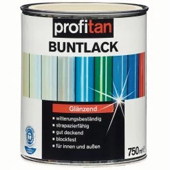 profitan Buntlack - cremeweiß glänzend - 750 ml