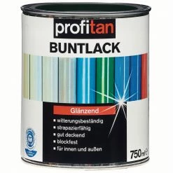 profitan Buntlack - tiefschwarz glänzend - 750 ml