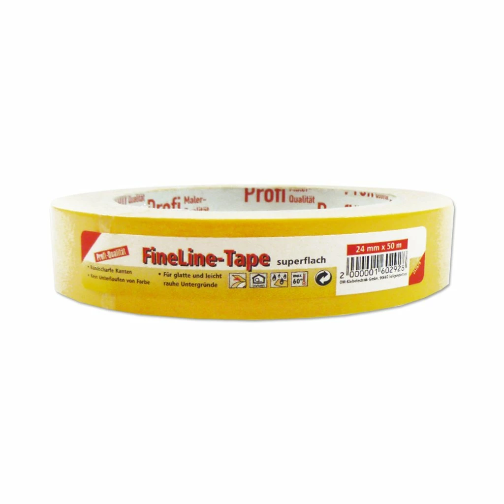 Fine-Line Tape Profi-Qualität Klebeband - 24mm - 50 Meter 1 Fine-Line Tape Profi-Qualität Klebeband - 24mm - 50 Meter