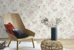 Vliestapete SOUVENIR - rosa-creme - Rosen - 10 Meter -Baumarkt Verkaufsgeschäft 2237006300 03 1600Wx1600H