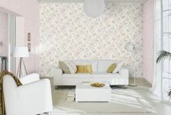 Vliestapete SOUVENIR - rosa-creme - Rosen - 10 Meter -Baumarkt Verkaufsgeschäft 2237006300 05 1600Wx1600H