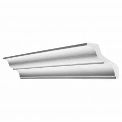 Styropor-Zierleiste - weiß - 200 cm