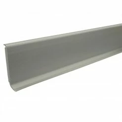 Hartschaum-Sockelleiste - grau - 60 mm - 255 cm