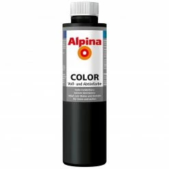 Alpina Voll- und Abtönfarbe COLOR - nachtschwarz - 250 ml