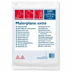 Malerplane - Abdeckplane - 4 x 5 Meter