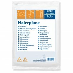 Malerplane - Abdeckplane - HDPE - 4 x 5 Meter