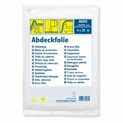 Malerplane - Abdeckfolie - HDPE - 4 x 25 Meter