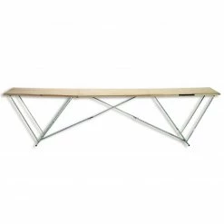 Tapeziertisch - Holz-Stahl - 295 cm