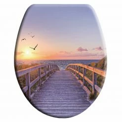 WC-Sitz - multicolor - Steg zum Meer