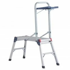 Arbeitsplattform mit Ablage - Aliminium - klappbar