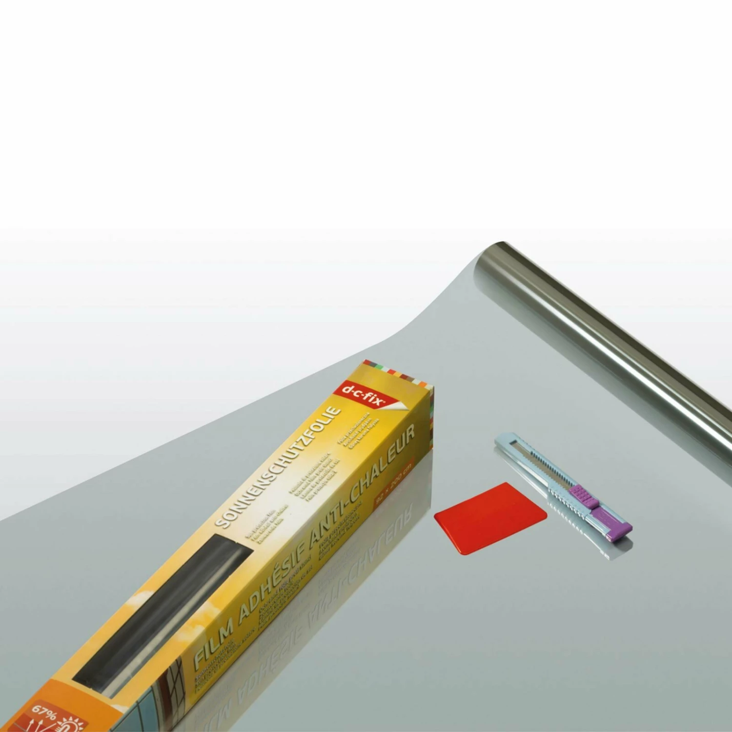 d-c-fix Sonnenschutzfolie - transparent-metallisiert - 92x200 cm 2 d-c-fix Sonnenschutzfolie - transparent-metallisiert - 92x200 cm – Bild 2