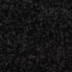 Shaggy-Teppichboden - schwarz - 2 Meter breit