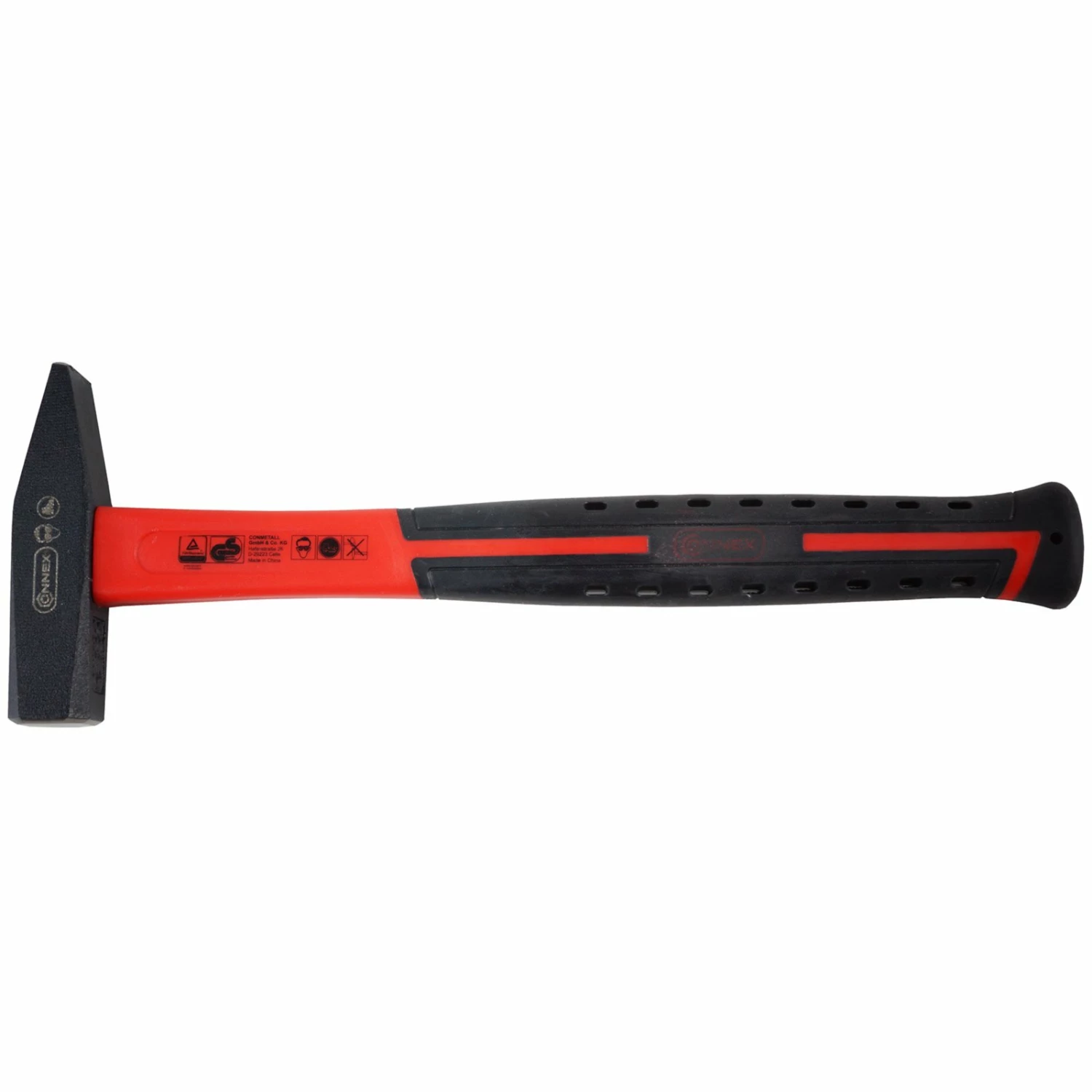 Schlosserhammer - rot - 300 g 1 Schlosserhammer - rot - 300 g
