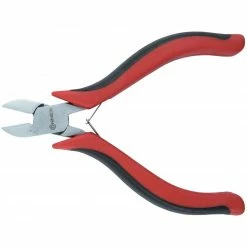 Elektronik-Seitenschneider - rot-schwarz - 17 cm