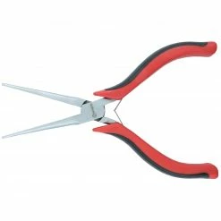 Elektronik-Flachspitzzange - rot-schwarz - 17 cmm