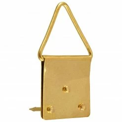 Klappösen - vermessingt - 10 Stück