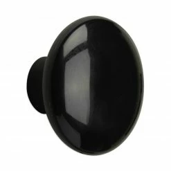 Möbelknopf - schwarz - Ø 30 mm