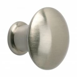 Möbelknopf - Edelstahloptik - 30 mm