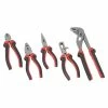 Zangensatz - rot-schwarz - 5 Stück
