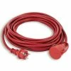 Schuko-Verlängerungskabel - rot - 10 Meter