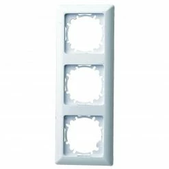 Abdeckrahmen - polarweiß - 3-fach