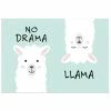 Wandtattoo - No Drama Lama Motiv - selbstklebend