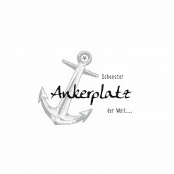 Wandtattoo - Ankerplatz - grau - selbstklebend
