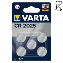 VARTA-Knopfzellen - CR2025 - 5er Pack