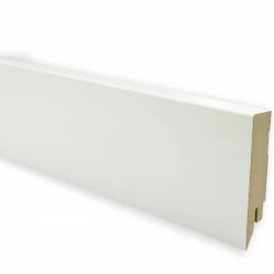 Sockelleiste - weiß - 80 mm hoch