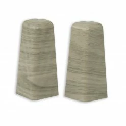 profitan 2er-Set Außenecken - Eiche Arizona - für Sockelleisten: 58 mm hoch