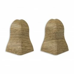 profitan 2er-Set Außenecken - Weißbuche - für Sockelleisten: 40 mm hoch