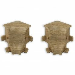 profitan 2er-Set Innenecken - Weißbuche - für Sockelleisten: 40 mm hoch