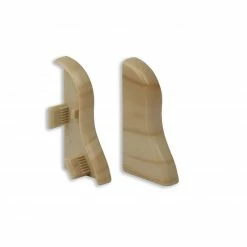 profitan 2er-Set Endkappen - Ahorn - für Sockelleisten: 40 mm hoch