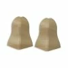 profitan 2er-Set Außenecken - Ahorn - für Sockelleisten: 40 mm hoch