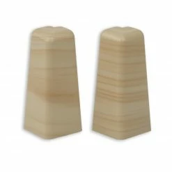 profitan 2er-Set Außenecken - Ahorn - für Sockelleisten: 58 mm hoch