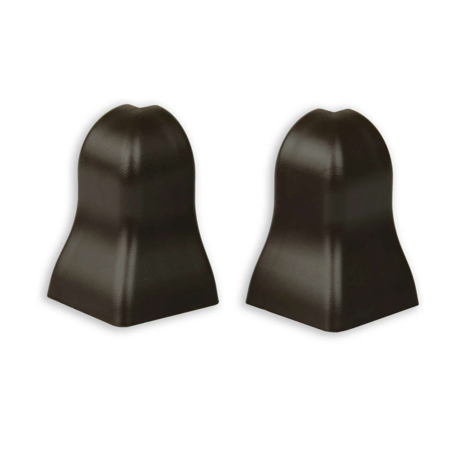 profitan 2er-Set Außenecke - dunkelbraun - für Sockelleisten: 40 mm hoch 1 profitan 2er-Set Außenecke - dunkelbraun - für Sockelleisten: 40 mm hoch