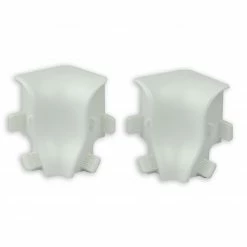 profitan 2er-Set Innenecken - weiß - für Sockelleisten: 40 mm hoch