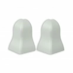 profitan 2er-Set Außenecken - weiß - für Sockelleisten: 40 mm hoch