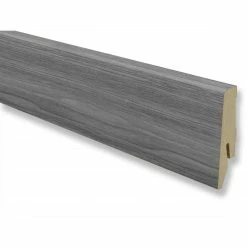 Sockelleiste - Eiche Rauchgrau - 250 cm lang