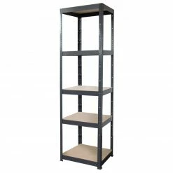 Schwerlastregal - 5 Böden - 180 cm hoch