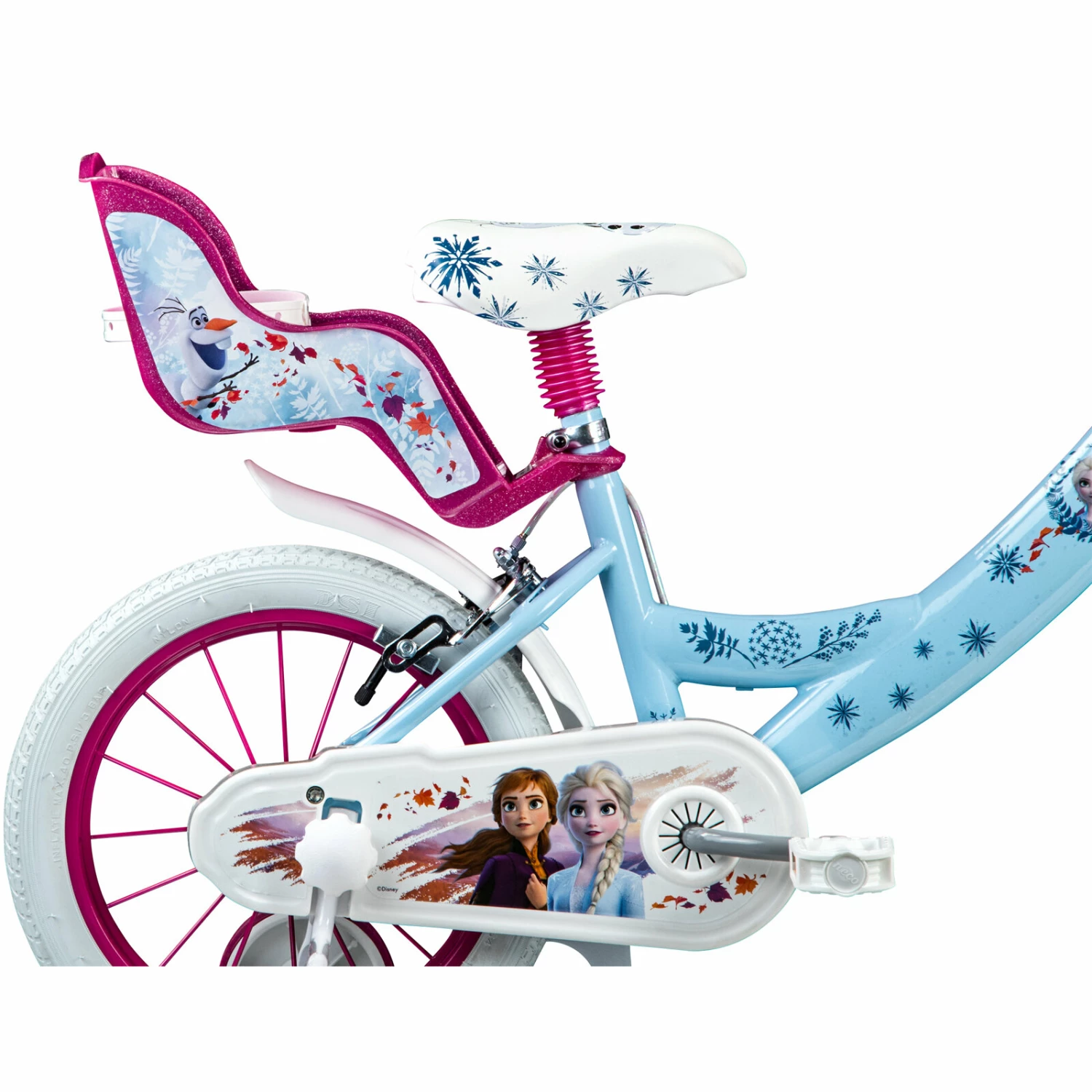 Kinderfahrrad FROZEN 14'' - hellblau - 26 cm 5 Kinderfahrrad FROZEN 14'' - hellblau - 26 cm – Bild 5