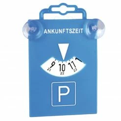 Parkscheibe - blau - 2 Saugnäpfe