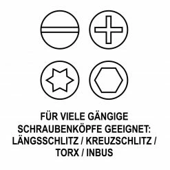 EASYMAXX Schraubenentferner-Set - mit 4 Bits -Baumarkt Verkaufsgeschäft 2791002400 08 1600Wx1600H