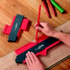 MAXXMEE 2er-Set Konturenlehre - grau-rot -Baumarkt Verkaufsgeschäft 2791003000 03 1600Wx1600H