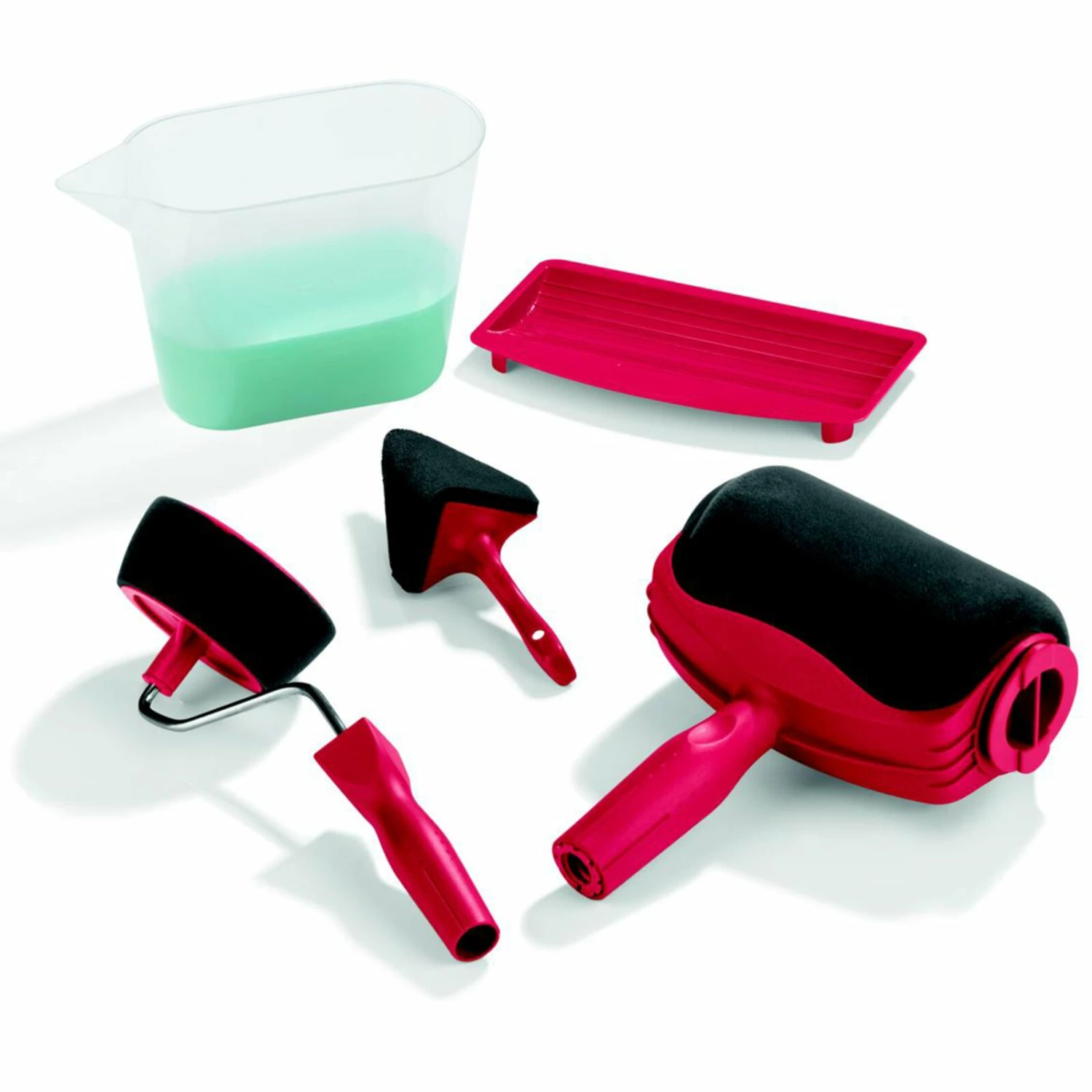 EASYMAXX 5-teiliges Streichset PAINT MAX PRO - rot 1 EASYMAXX 5-teiliges Streichset PAINT MAX PRO - rot