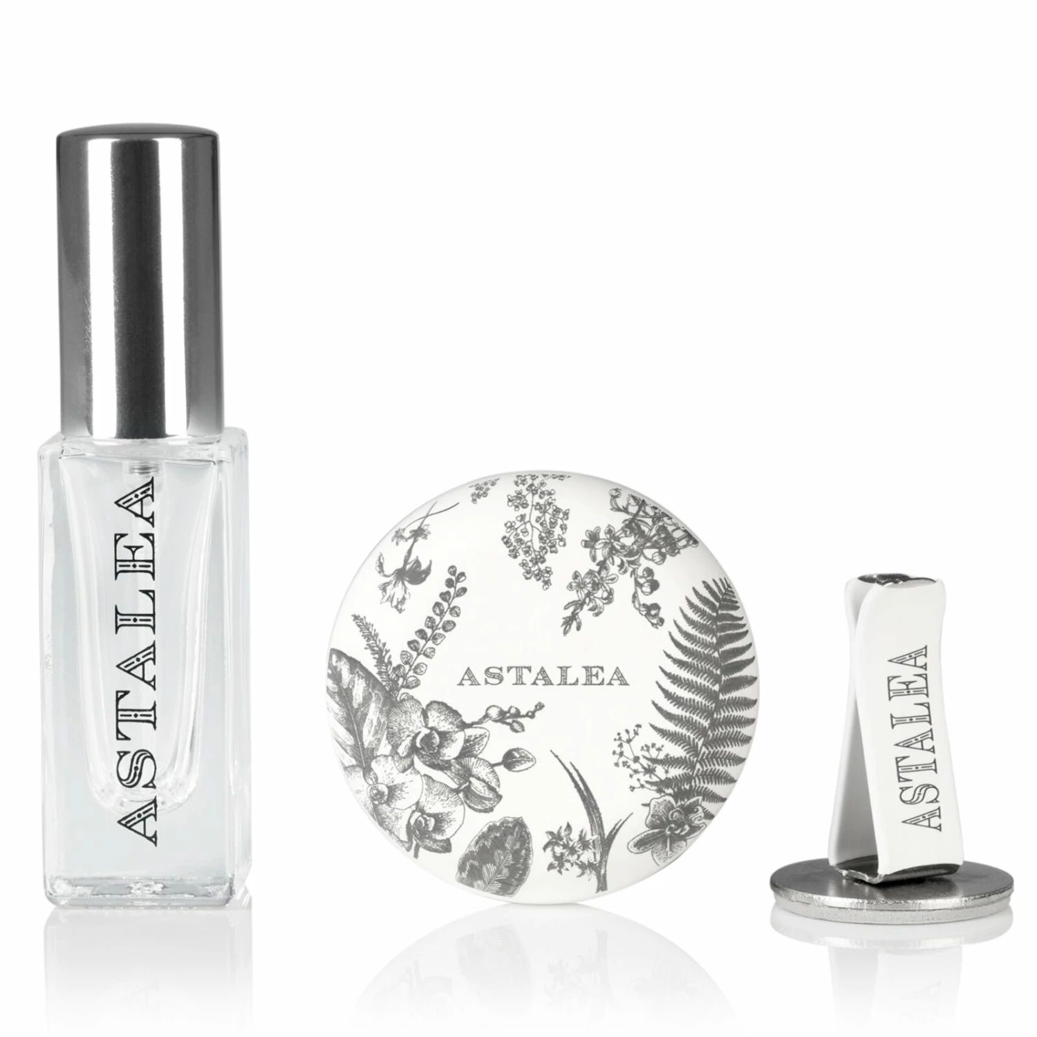 ASTALEA Duftstein Auto - weiß-grau - Flower Bouquet 5 ASTALEA Duftstein Auto - weiß-grau - Flower Bouquet – Bild 5