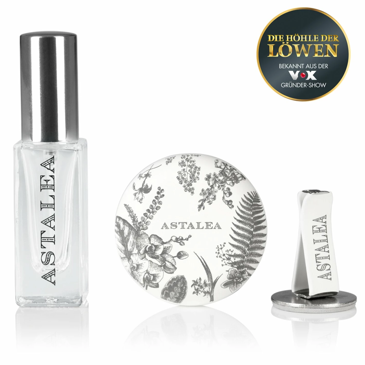 ASTALEA Duftstein Auto - weiß-grau - Flower Bouquet 1 ASTALEA Duftstein Auto - weiß-grau - Flower Bouquet