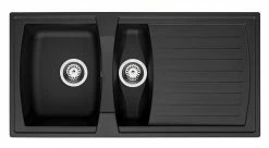 Naturalite-Einbauspüle - schwarz - Unterschränke ab 60 cm